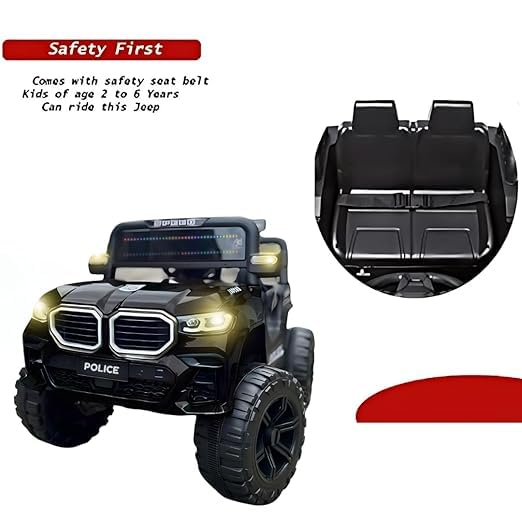 Image of Kawaii Kids Battery Operated Car for Kids, Electric Ride-On SUV with Parent Remote Control, USB, Bluetooth, LED Windshield Lights, Rechargeable Battery, Kids Ride-On Car for Boys & Girls Age 1-5 Years