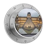 Echanical Kitchen Timers - Temporizador de cocina de 60 minutos con alarma fuerte, no requiere pilas, recordatorio de cuenta regresiva magnético, para el aula y el hogar