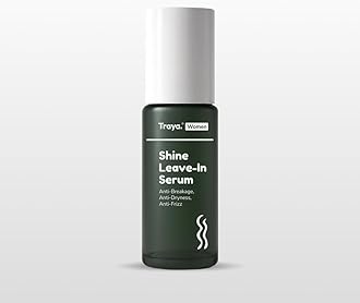 Traya Shine Leave-in Serum | Anti-Frizz Hair Serum for Dull, Dry and Damaged Hair | Anti-breakage Formula for Hair Protection | Paraben-Free | 50 ml