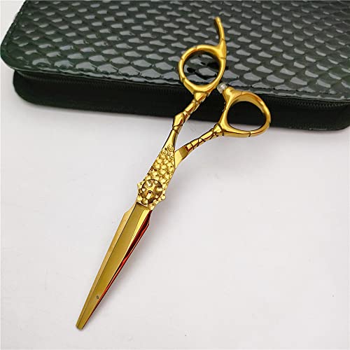 Ciseaux de coiffure professionnels 6 pouces en acier japonais 440C pour effilage