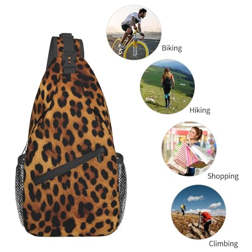 Mochila bandolera negra para senderismo y uso urbano miniatura 5