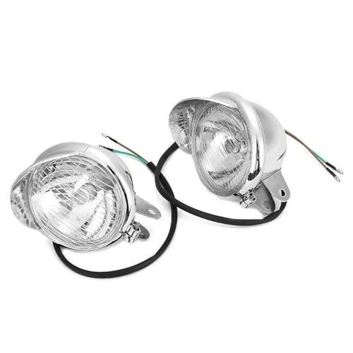 Feux de travail pour moto : phares led de croisement avant en pack de 2 pièces