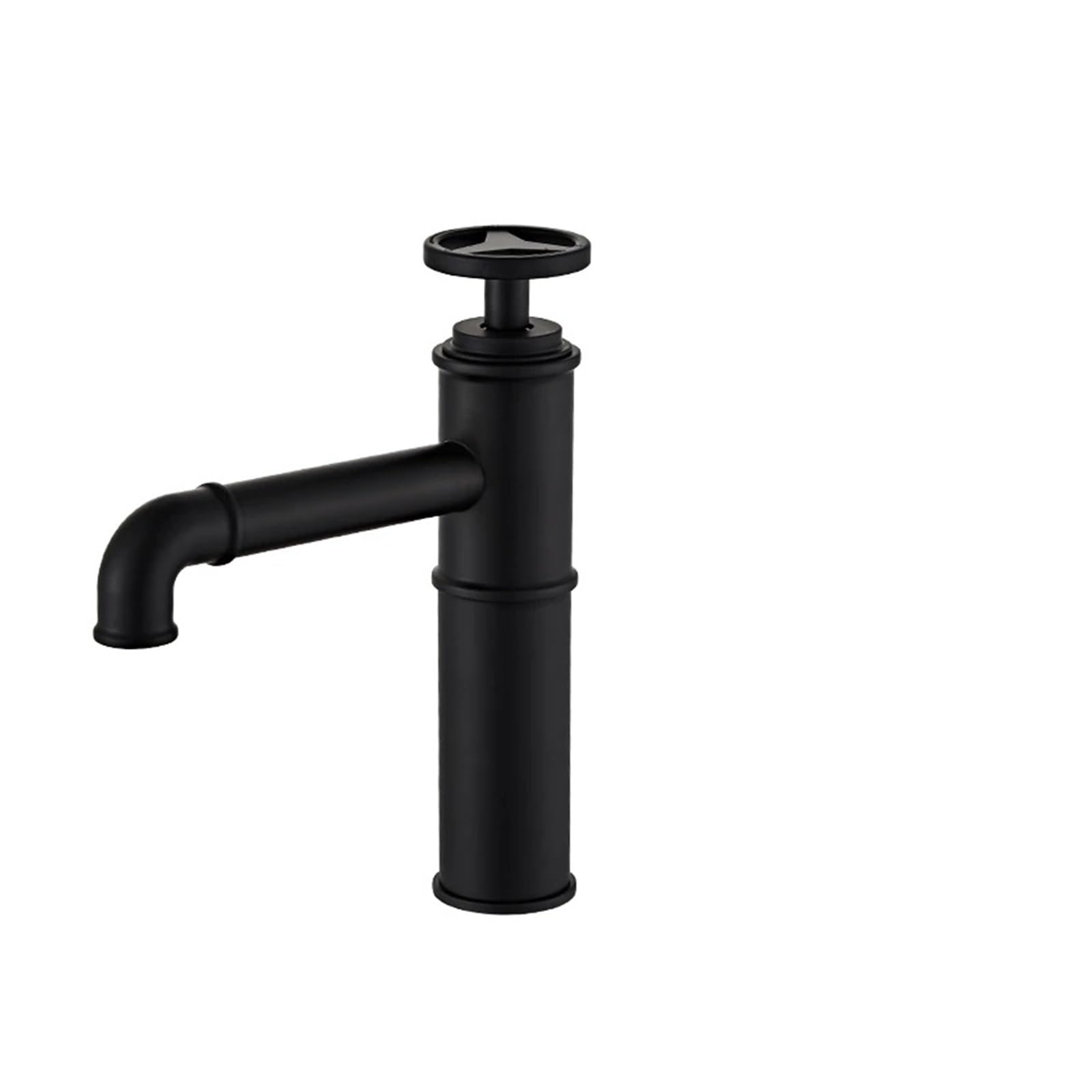 Robinet d'évier de cuisine en laiton noir mat et rouge personnalisé pour lavabo