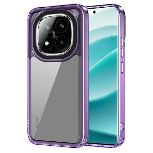 Image of Zapcase Back Case Cover for Mi Redmi Note 14 Pro Plus 5G | Compatible for Mi Redmi Note 14 Pro Plus 5G Back Cover | Case Cover with Camera Protection | (TPU + PC | Translucent Purple)