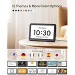 7 Large Display Digital Calendar Clock