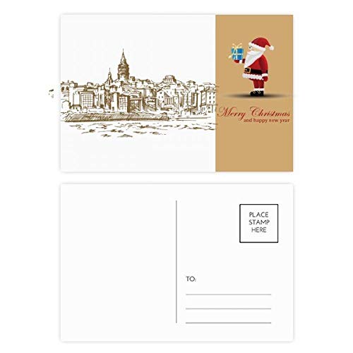Cartes postales pour croquis dessin aquarelle paysage rivière Turquie 20x