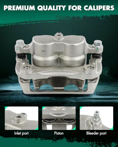 Image of SCITOO Front Left Brake Caliper With Bracket 19B3106 Compatible For Nissan For Quest 2004-2009 2011-2017