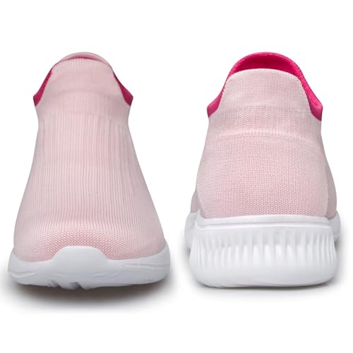 Image of vibdiv Pull-on Shoes Women Sock Sneakers Casual Lightweight Walking Jogging Yoga Indoor Outdoor Travel