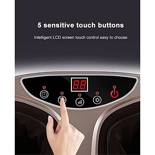 Foot Massager, máquina de masaje para pies con calor, para neuropatía y fascitis plantar, uso en casa (Color: Plateado) miniatura 5