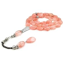 ALBASHAN Tasbih Watermelon Red Crystal Stone Islam misbaha Muslim ramadan accessory gift