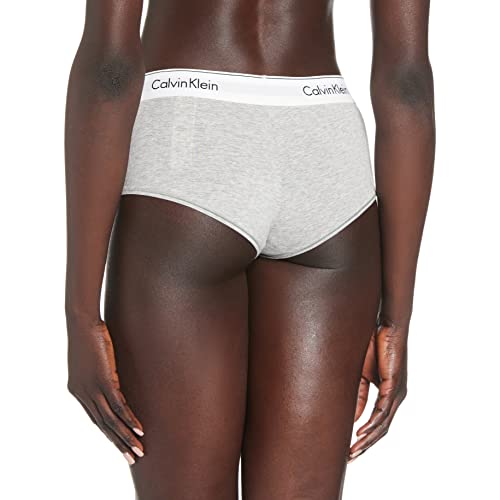 Calvin-Klein-Jeans-Mujer-Shorts-Hipster-Algodon-con-Stretch-Gris-Grey-Heather-L