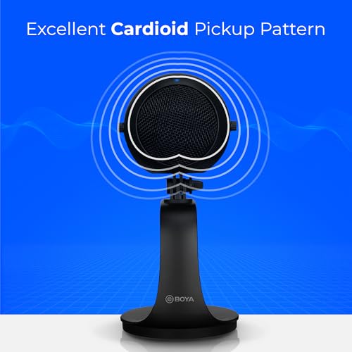 Image of BOYA PM300 USB Type C Podcast Mic Set | Microphone for Recording | Dynamic Microphone | Condenser Mic | Microphone for YouTube Streaming Compatible with Android Phones, Windows /Mac Computers.