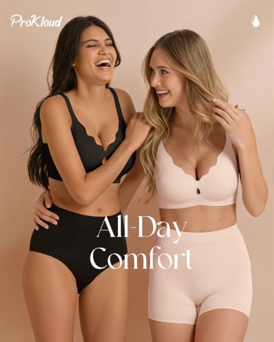 Image of ProKloud Bras for Women No Underwire Wireless Full Coverage Jelly Bras