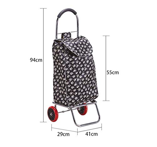Carrito plegable multiusos para compras y carga ligera miniatura 6
