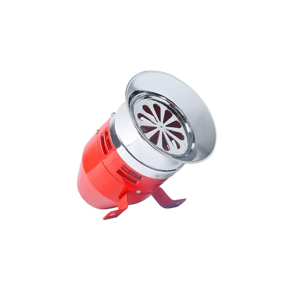 Sirena de motor MS-390 AC110V con malla de protección para industria, escuela, fábrica, barco, terremotos, tifones