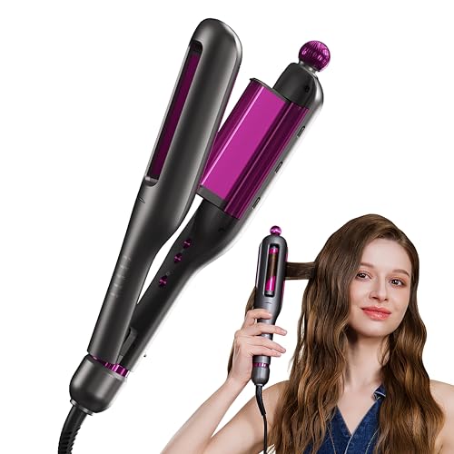 SKG Hair Crimper for Women - Beach Waves, 4 Curl Sizes