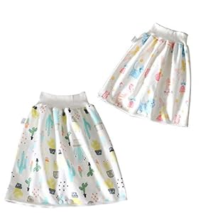 panthem Luierrok voor kinderen, 2 in 1, baby nachtelijke slaap potje trainingsrok, anti-bedbevochtiging, wasbaar katoen…