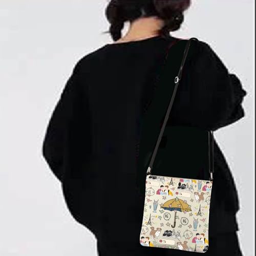 JYTAPP Hi Hi Umbrella Heart Stop TV Show Crossbody Bag Merch Umbrella Hi Merch LGBT Movie Gift Heart Stop Leaves Bag4