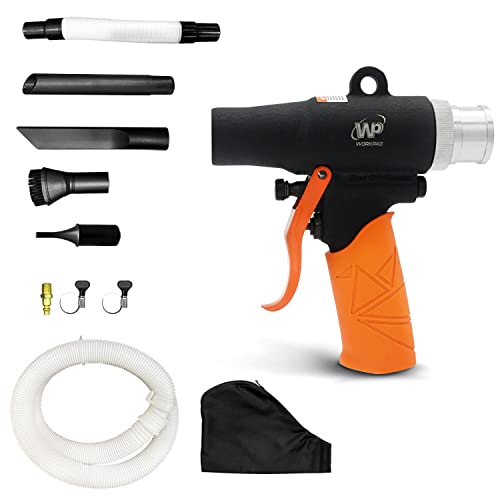 Function Power Vacuum WP WORKPAD Blow/Suction Dual-purpose Dust Blowing Gun Pneumatic Cleaning Tool with Different Nozzle Attachments