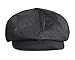 Taidor Hollow Mesh Octagonal Hat Men's Summer Newsboy Cap Breathable Adjustable Beret Ivy Cap Irish Cabbie Driving Fishing Hats Black