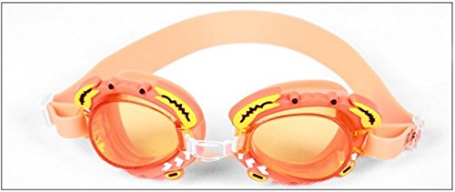 JERN® Kids Cartoon Anti Fog Swimming Goggles with Zipper Bag (Orange) (B076JDL3RX) Amazon Price History, Amazon Price Tracker