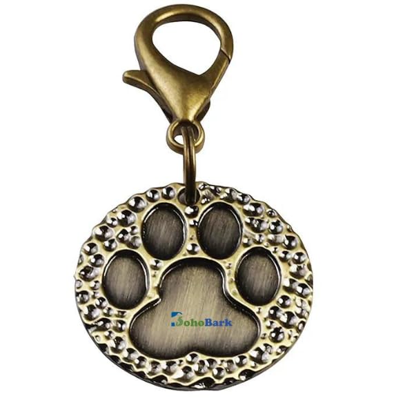 BohoBark pet paw shape collar pendant | ttractive rust proof Identification tag | Nice & cute locket for dog & cat - 1Pcs (B0CG5Z2X5D) Amazon Price History, Amazon Price Tracker