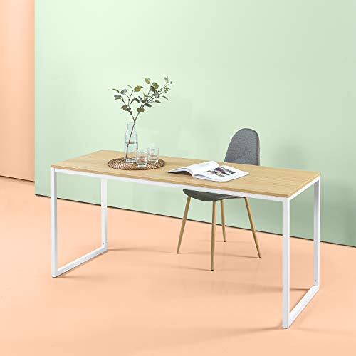 Preisvergleich Produktbild Zinus Jennifer Modern Studio Collection Soho / Schreibtisch / Tisch / Computerschreibtisch / Rechteckiger Esstisch / Table-in-a-Box / Weisses Finish / 119.4 x 60.1 cm