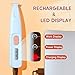 Dog Paw Trimmer - Pet Paw Trimmer with LED Light - Electric Clippers for Dogs, Cats, Rabbits - Grooming Shaver for Pet Feet Face Eyes Ears Rump Hair - Paw Cleaner - Rechargeable, Low Noise, Cordless
