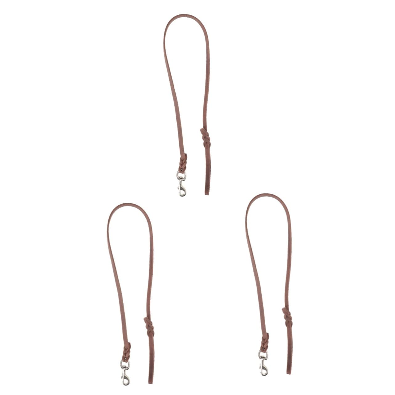 Sosoport 3pièces Laisse pour Chien Véritable Laisse De Traction pour Chiens Et Chiots Convient pour Extérieur Et Entraînement