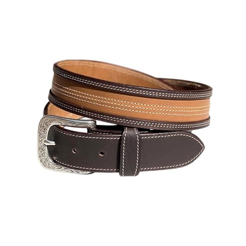 Durango Mens Murphy Two Tone Leather Belt