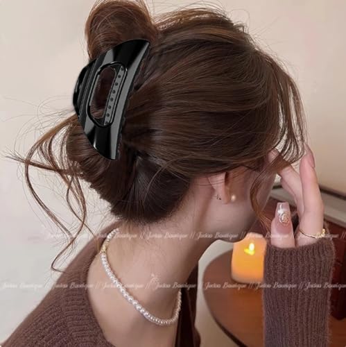 Pinzas para cabello en silicona multicolor Cozy Cloud, pack de 4 unidades miniatura 6