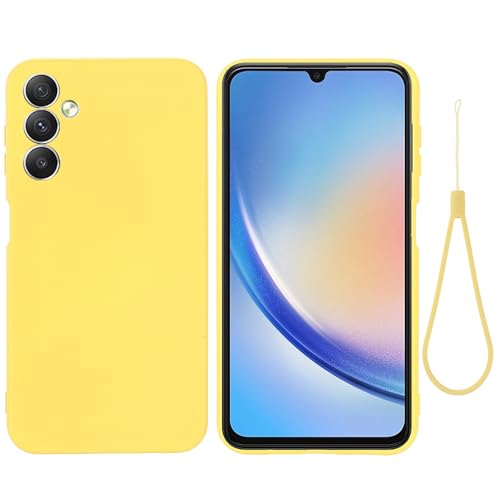 Coque Samsung Galaxy A24 fine et anti-rayures jaune - Protection arrière robuste au quotidien