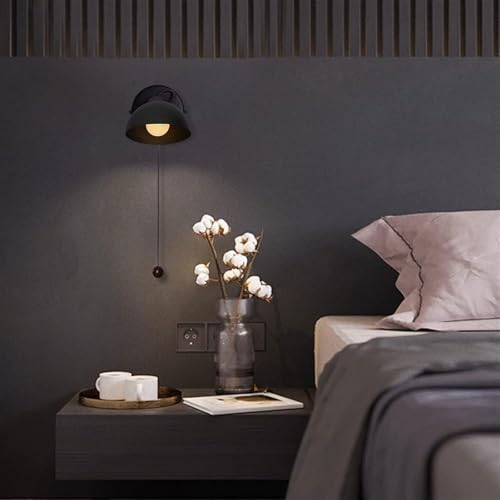 Aplique de pared ajustable con cadena de tracción para iluminar tu hogar con estilo retro 5