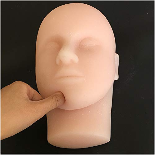 Piel de silicona para inyección y maniquí de entrenamiento médico facial