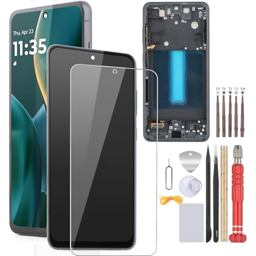 Incell for Samsung Galaxy S21 FE 5G Screen Replacement for Samsung Galaxy S21 FE 5G 6.4" SM-G990U SM-G990B SM-G990W SM-G990E LCD Display Touch Screen Assembly with Repair Tools (with Frame)