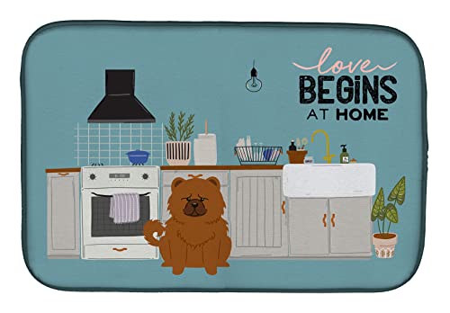 Tapis de séchage en polyester multicolore Caroline's Treasures CK7846DDM - 2