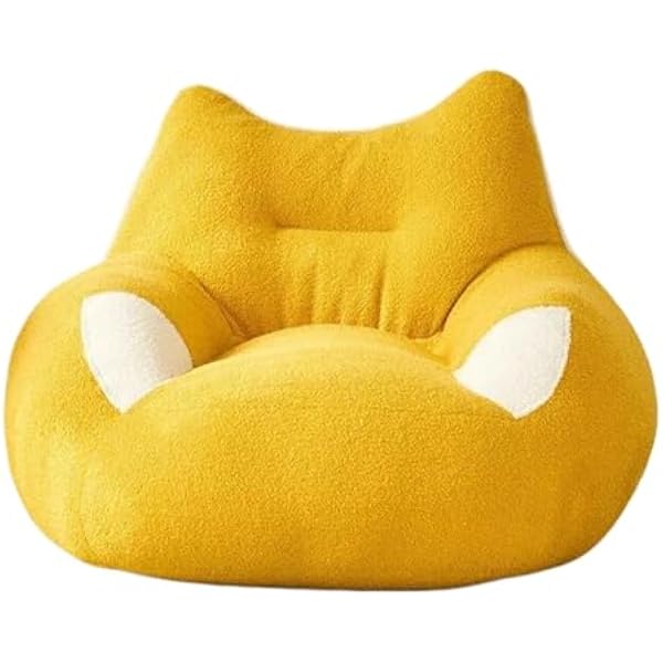 Pokój dzienny Leniwa sofa Leżeć i spać Worek fasolowy Pojedynczy salon Sypialnia Balkon Krzesło dziecięce Sofa(Yellow)