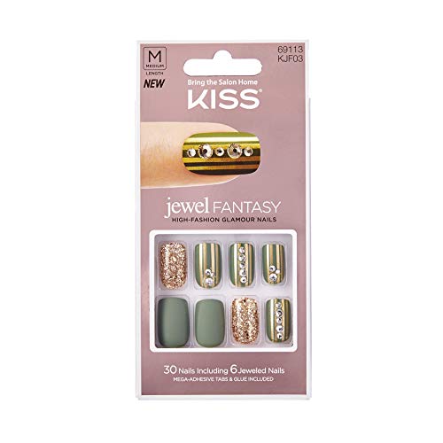 KISS Jewel Fantasy Nails Medium Length KJF03
