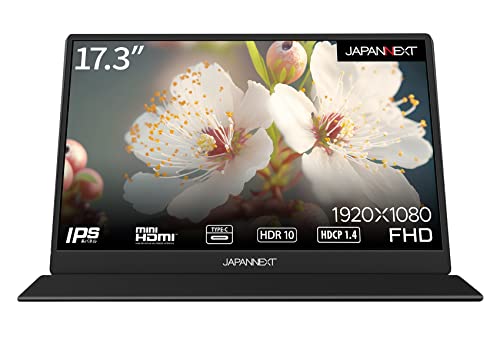 JAPANNEXT JN-MD-IPS1730FHDR 17.3 Ǯ HD(1920 X 1080)   USB TYPE-C ̴ HDMI