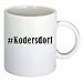 Reifen-Markt #Kodersdorf Keramik Kaffeebecher 330 ml, weiß Teetasse Spülmaschinenfest mikrowellengeeignet Geschenkidee, Motiv 144882