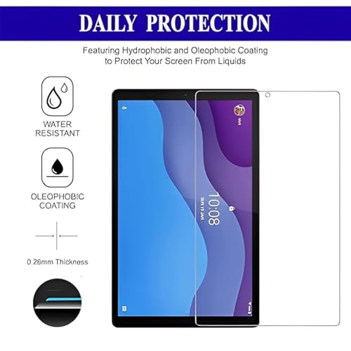 Image of Tempered Glass Screen Protector for Lenovo Tab M10 HD 2nd Gen TB-X306X / Smart Tab M10 HD 2nd Gen TB-X306F (10.1 inch inch)