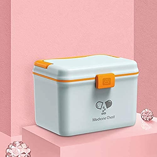 Coffret de rangement médical multi-couche pour pilules et premiers soins