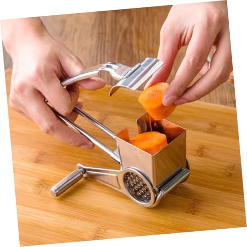 Rallador Giratorio Manual de Queso Acero Inoxidable miniatura 5