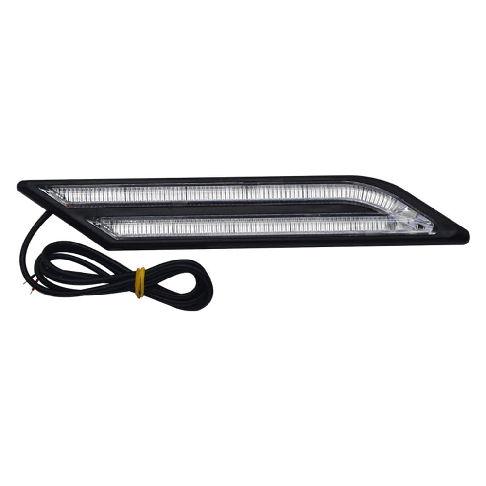 BAKUGO 2 Stück Auto Tagfahrlicht Super Helles Taglicht Universal Auto Styling Wasserdicht 33 LED-White