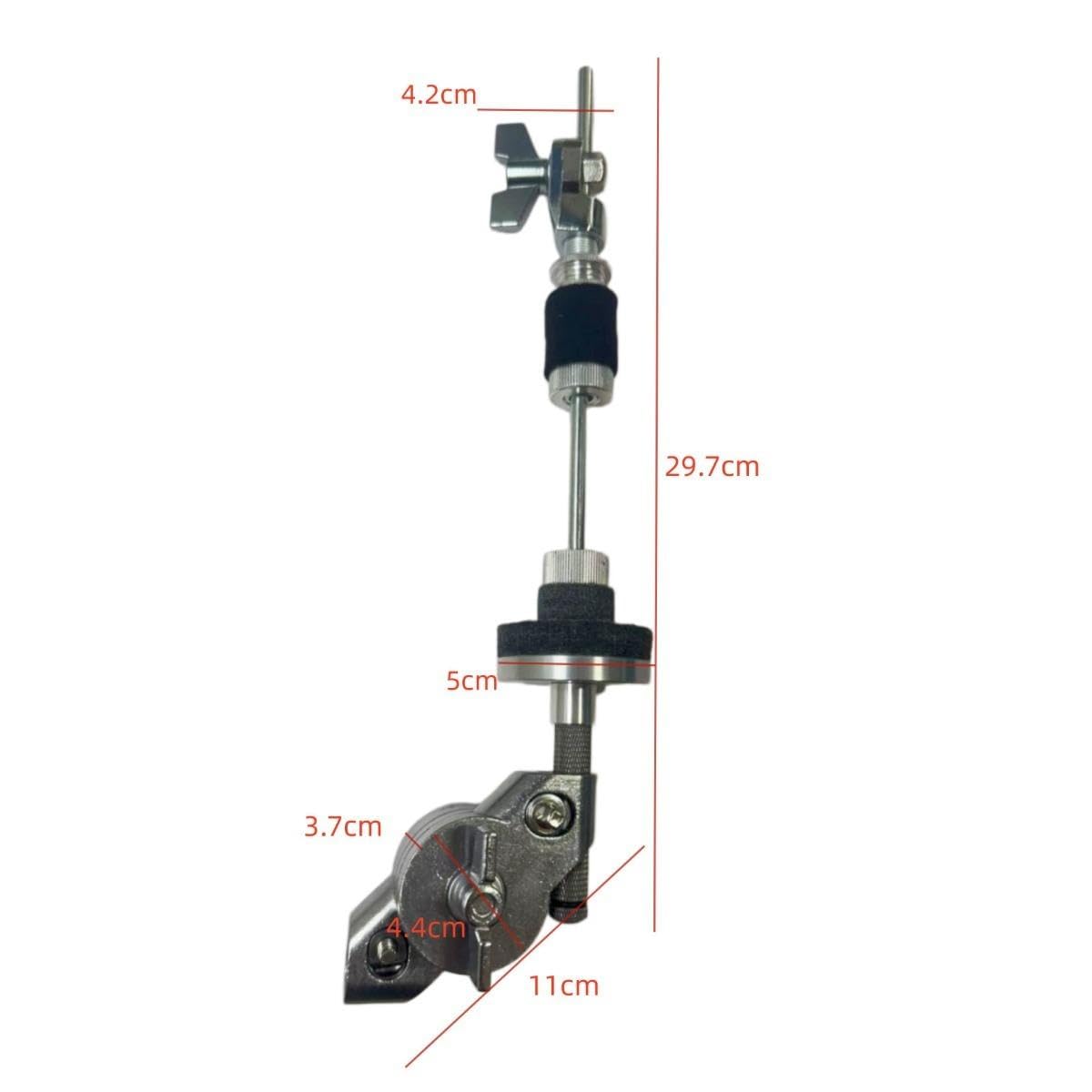 Generic Supporto per Piatti Da Batteria Jazz, Supporto per Bongo in Metallo, Dispositivo Impilabile, Braccio per Performance, Leggero, Portatile, Salvaspazio, Style C