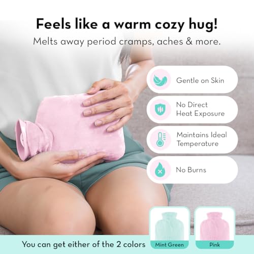 PLUSH Store PLUSH Cuddle Buddy Hot Water Bag 1000ml with Fur Cover - Image 3