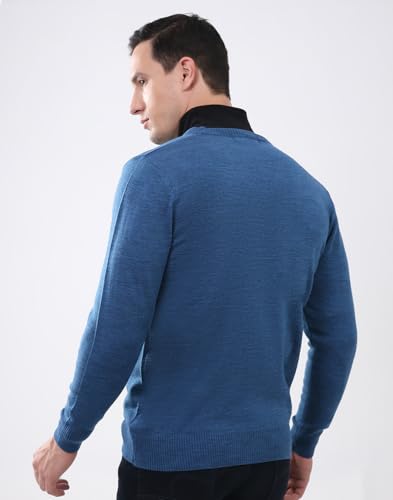 Image of Monte Carlo Men's Regular Fit Pullover | Solid V Neck Style | Full Sleeves Pull On | Warm & Stylish Winter Fashion Sweater | Winter Sweater for Men's