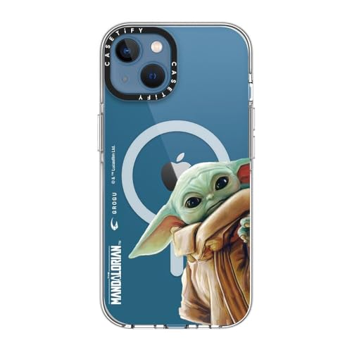 Coque luxe iPhone 13 CASETiFY antichoc 2m Mandalorian transparente