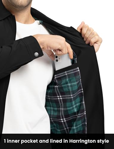 YSENTO Mens Summer Bomber Jackets Lightweight Casual Windbreaker Baseball Sports Cargo Jacket Outwear with Zip Pockets - Image 5