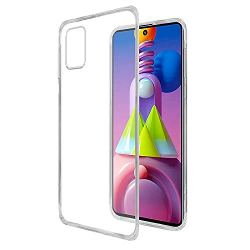 Amazon Brand – Solimo Back Cover for Samsung Galaxy M51 (TPU | Clear)